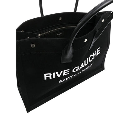 Saint Laurent Black Tote Bags Men by Luosophy