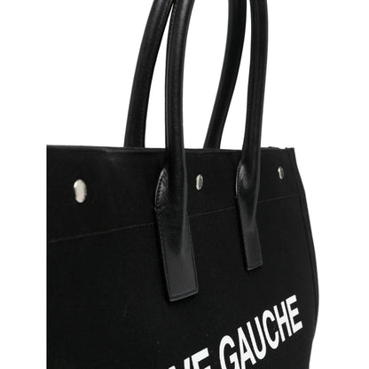 Saint Laurent Black Tote Bags Men by Luosophy