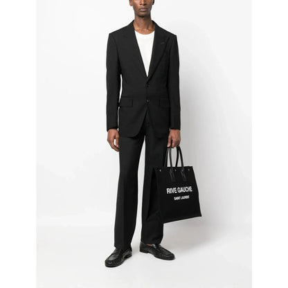 Saint Laurent Black Tote Bags Men by Luosophy