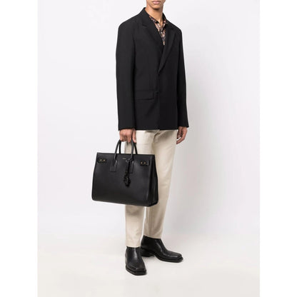 Saint Laurent Black Tote Bags Men by Luosophy