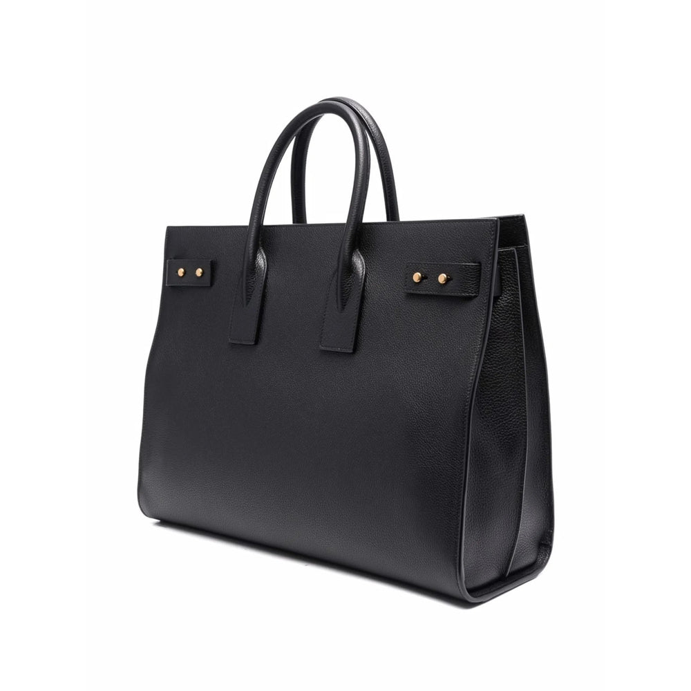 Saint Laurent Black Tote Bags Men by Luosophy