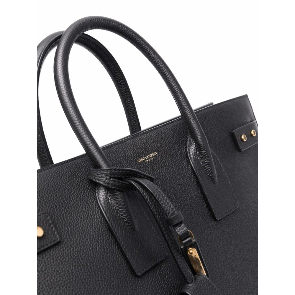 Saint Laurent Black Tote Bags Men by Luosophy