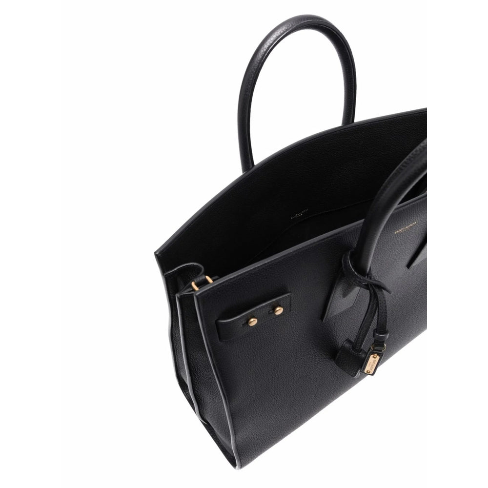 Saint Laurent Black Tote Bags Men by Luosophy