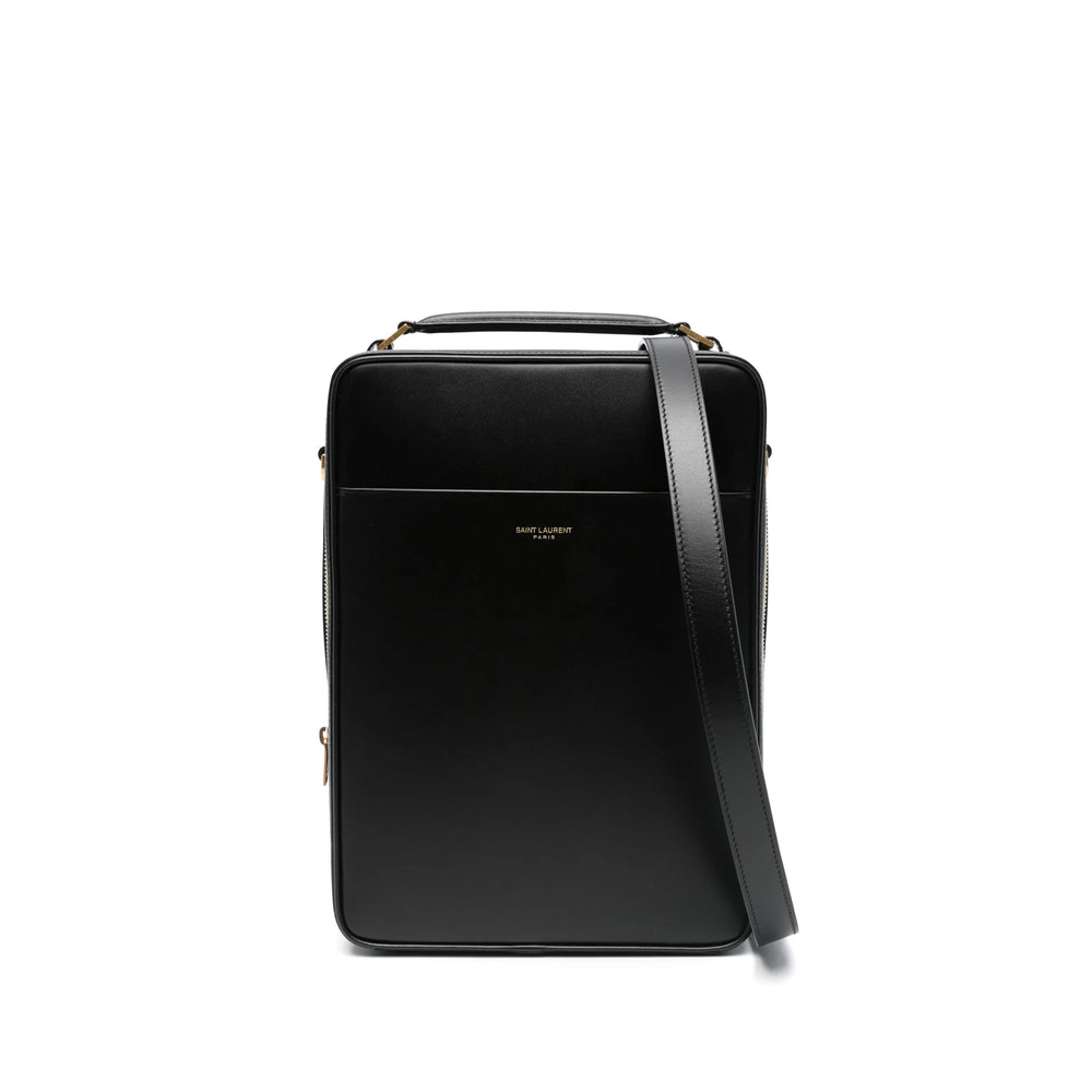 Saint Laurent Black Shoulder Bags Men by Luosophy
