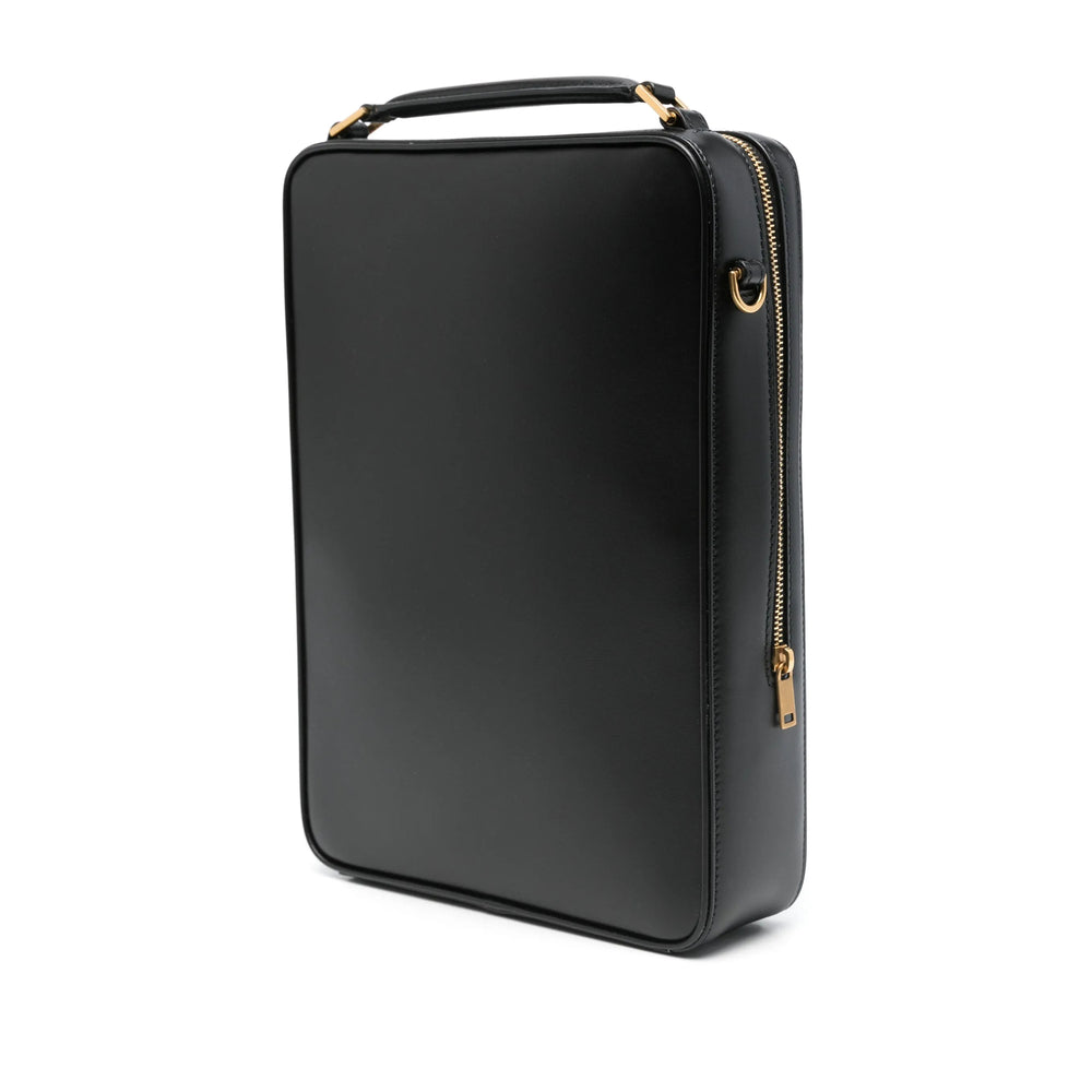 Saint Laurent Black Shoulder Bags Men by Luosophy