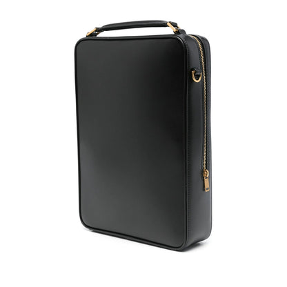 Saint Laurent Black Shoulder Bags Men by Luosophy