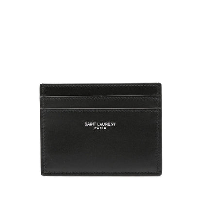 Saint Laurent Black Wallets &amp; Cardholders Men by Luosophy