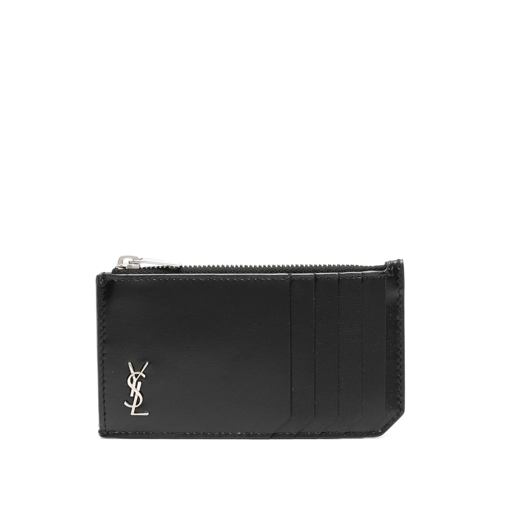 Saint Laurent Black Wallets &amp; Cardholders Men by Luosophy