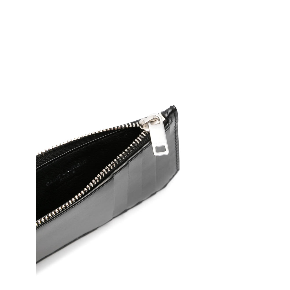 Saint Laurent Black Wallets &amp; Cardholders Men by Luosophy