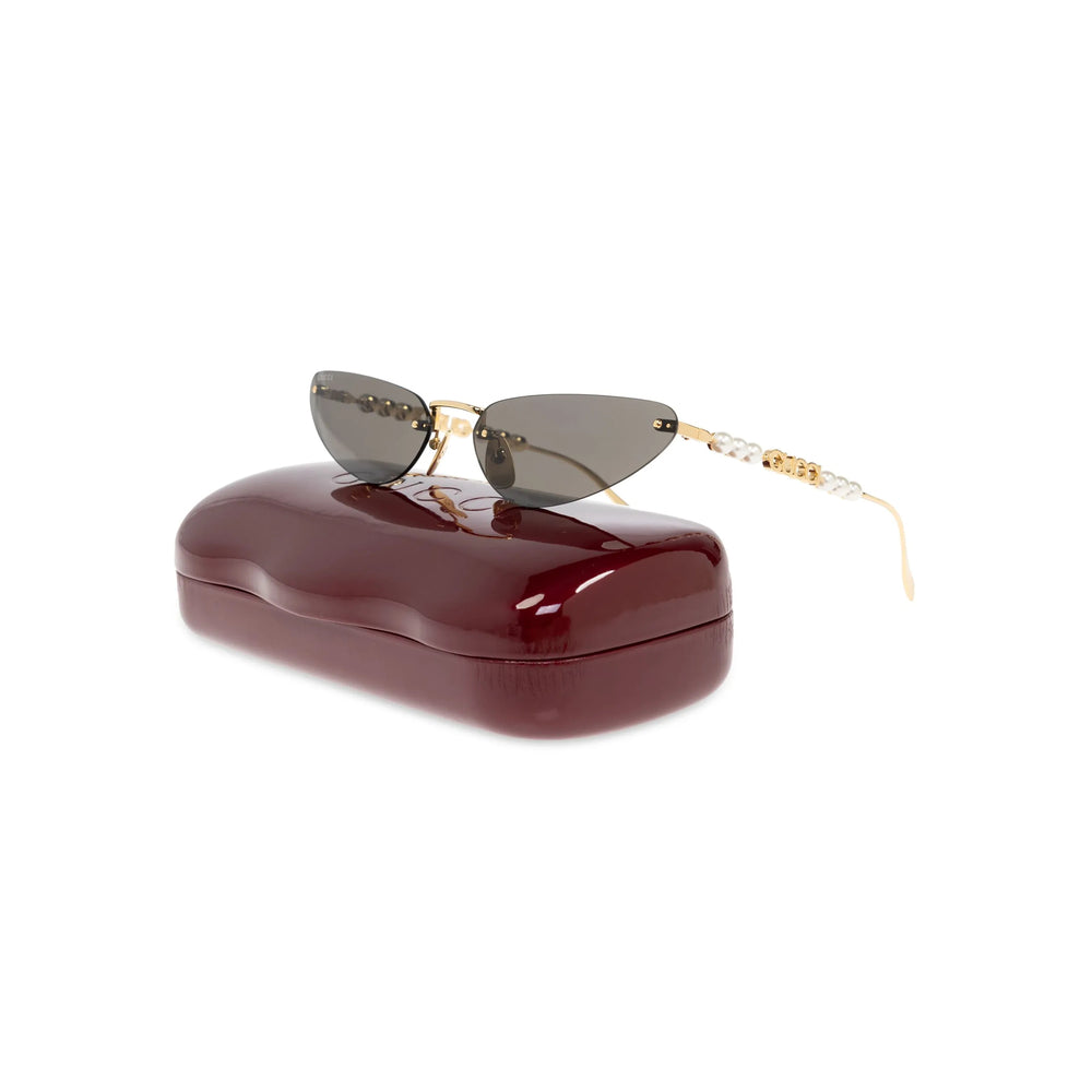 Gucci Gold Sunglasses Women by Luosophy