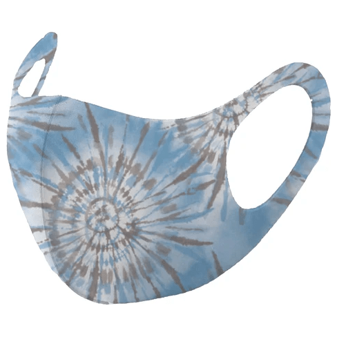 Mask4Aide Reusable Unisex Face Mask Tie Dye Blue &amp; Gray by Pasteur Pharmacy