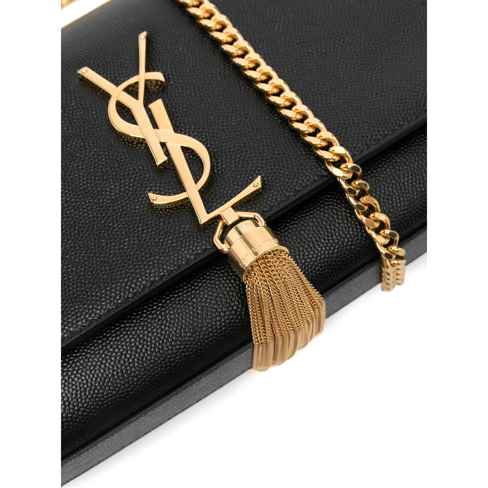 Saint Laurent Black Shoulder Bags Women by Luosophy