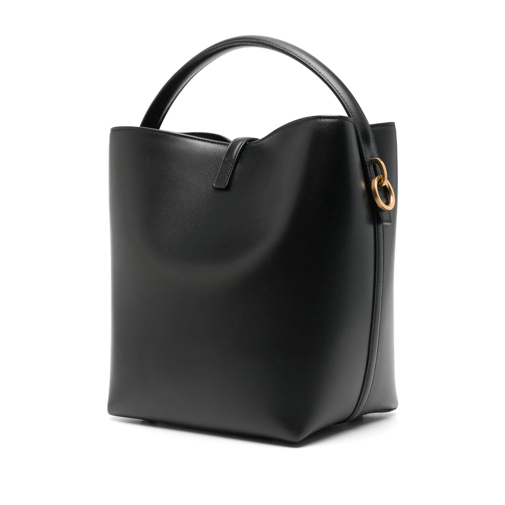 Saint Laurent Black Bucket Bags Women by Luosophy