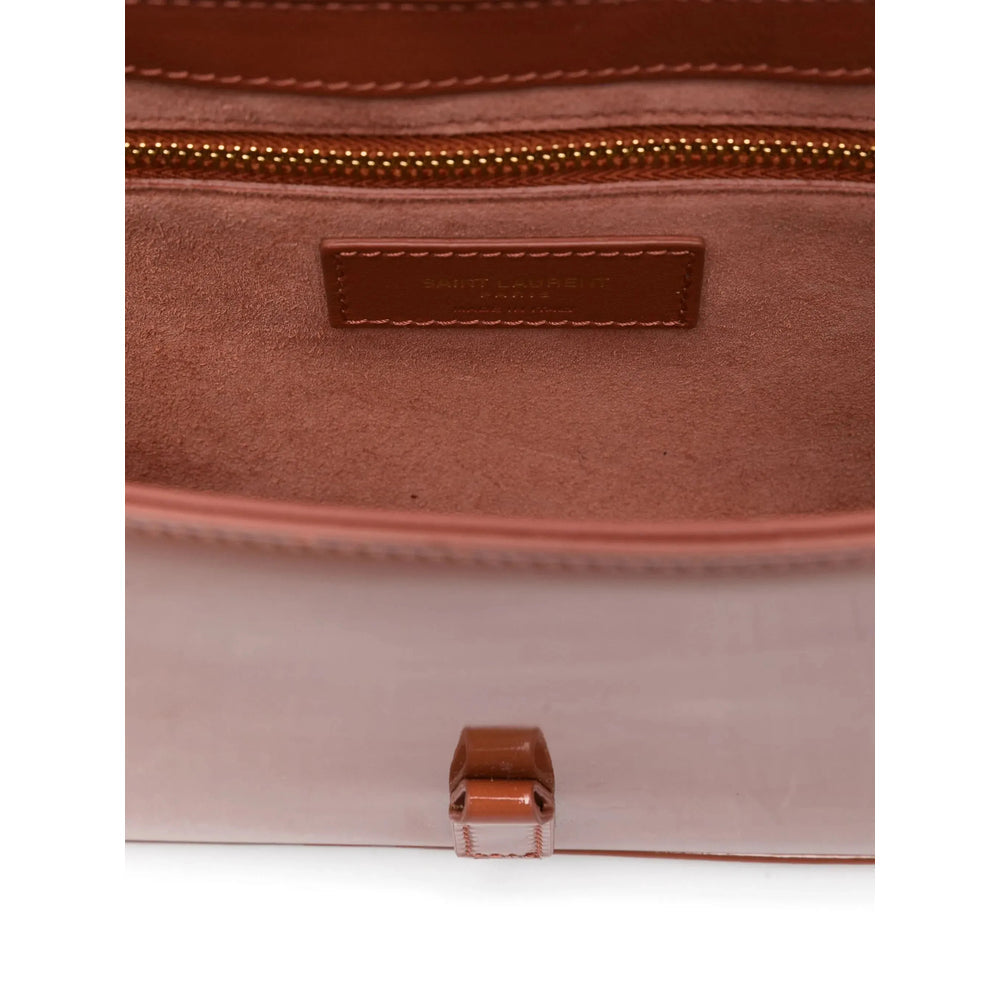 Saint Laurent Brown Shoulder Bags Women by Luosophy