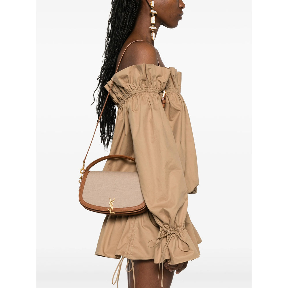 Saint Laurent Neutrals Tote Bags Women by Luosophy