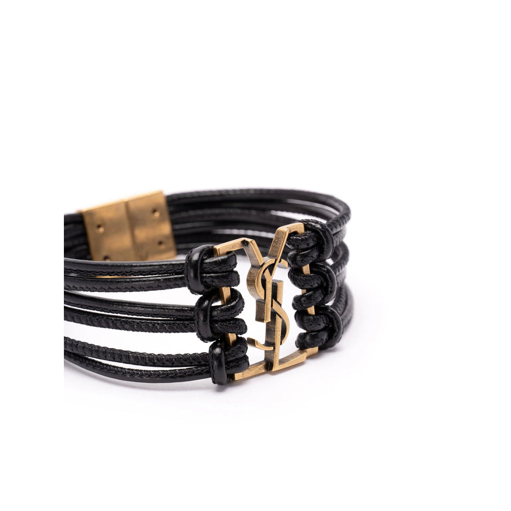 Saint Laurent Black Bracelets Women by Luosophy