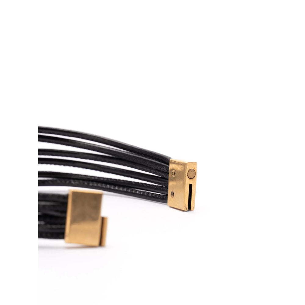 Saint Laurent Black Bracelets Women by Luosophy
