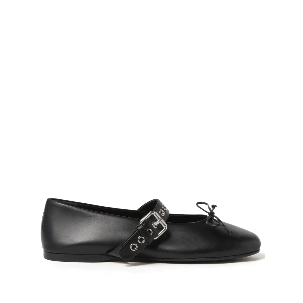 Miu Miu Black Ballet Flats Women by Luosophy