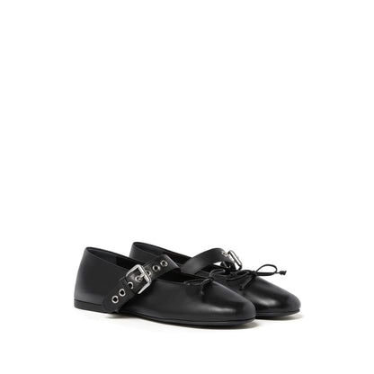 Miu Miu Black Ballet Flats Women by Luosophy