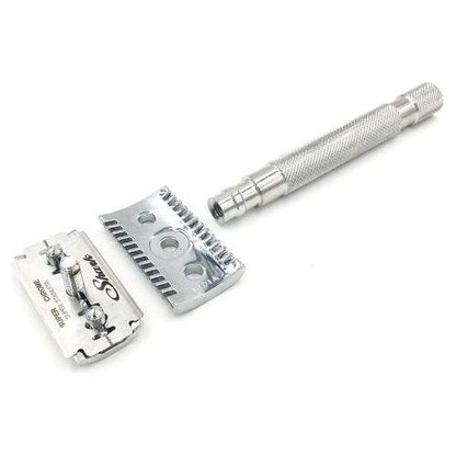 Parker 68S Stainless Steel Handle Open Comb Head Safety Razor by Pasteur Pharmacy