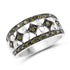 0.32 Carat Genuine Green Diamond .925 Sterling Silver Ring by Bids.com