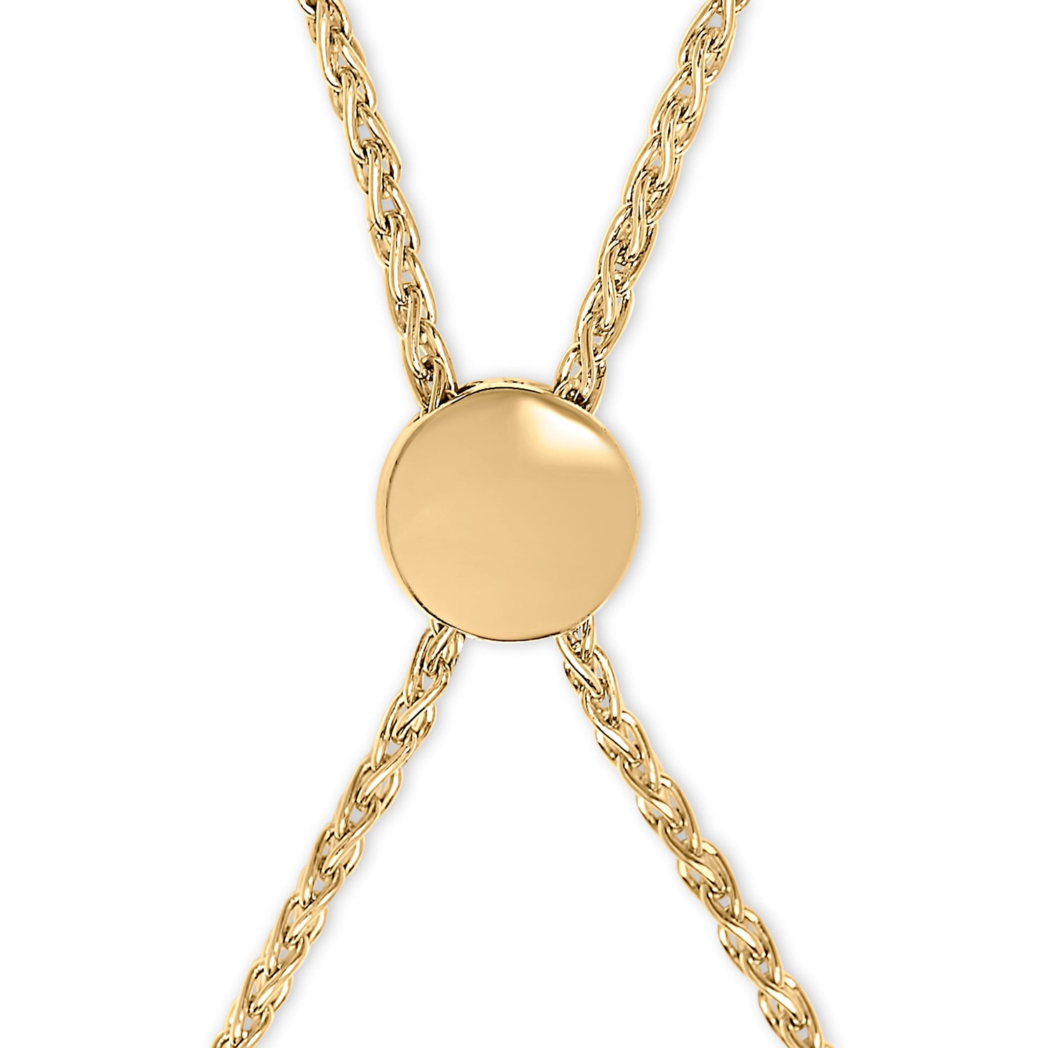 14K Yellow Gold Plated .925 Sterling Silver 1/10 Cttw Diamond Infinity Loop Adjustable Bolo Tennis Bracelet  DestGlow