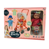 Happy Baby Doll with Stroller & Accessories Playset (Red) by Farmacias Savia
