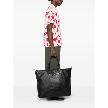 Dolce &amp; Gabbana Black Tote Bags Men by Luosophy