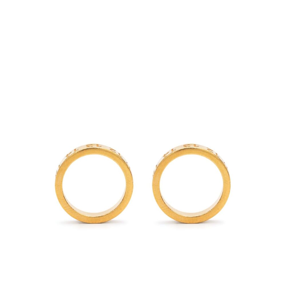 Maison Margiela Gold Earrings Men by Luosophy