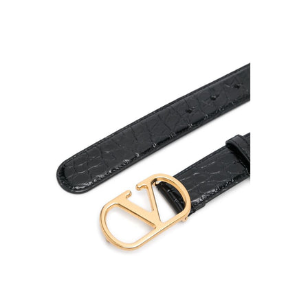 Valentino Garavani Black Belts Men by Luosophy