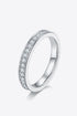 Unexplained Words Sparkala™ Eternity Ring (Platinum Over Pure Sterling Silver) by Sparkala