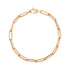 14K Rose Gold Bold Paperclip Chain Bracelet  DestGlow