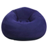 ComfortAir Inflatable Lounge Chair Sofa Purple Velvet Finish (1 unit)  DestGlow