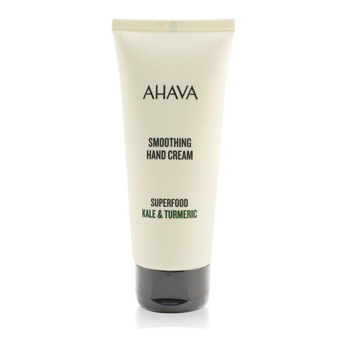 Ahava Soothing Hand Cream Hydrating Nourishing With Kale &amp; Turmeric 3.4 Fl Oz 