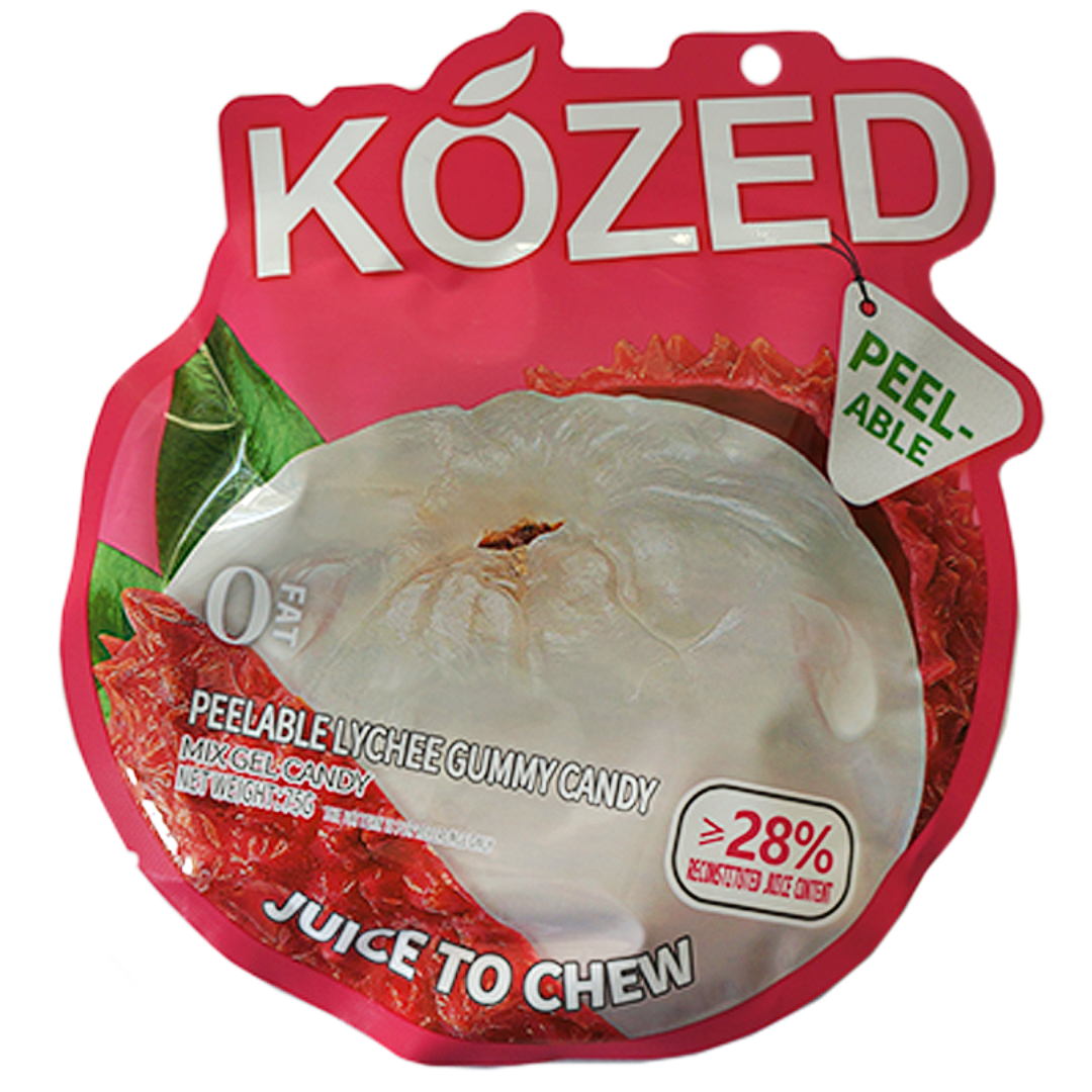 Kozed No Fat Gummy Candy Lychee (2.65oz) by Farmacias Savia