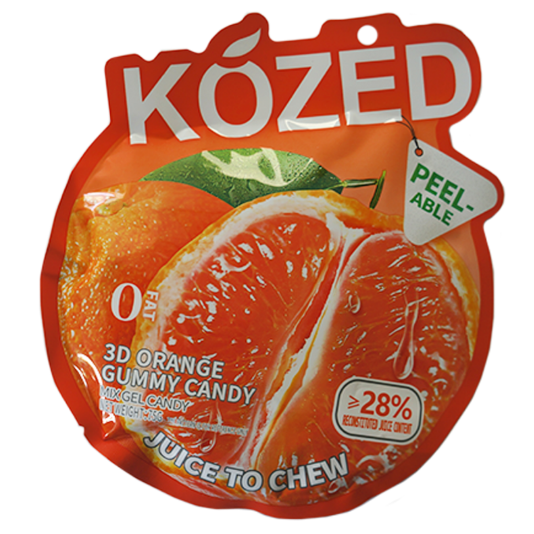 Kozed No Fat Gummy Candy Orange (2.65oz) by Farmacias Savia