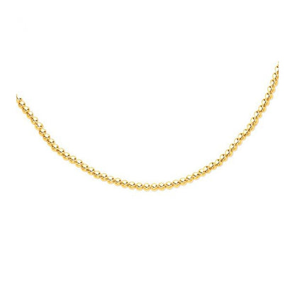 14k Yellow Gold Bead Chain (6mm)  DestGlow