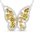 4.43 Carat Genuine Citrine .925 Sterling Silver Necklace by Bids.com