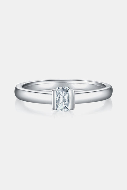Brilliant Round Cut Sparkala™ Platinum Over Pure Sterling Silver Solitaire Ring by Sparkala