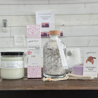Bath and Relax — Lavender Spa Gift Set by Lavender Life Company
