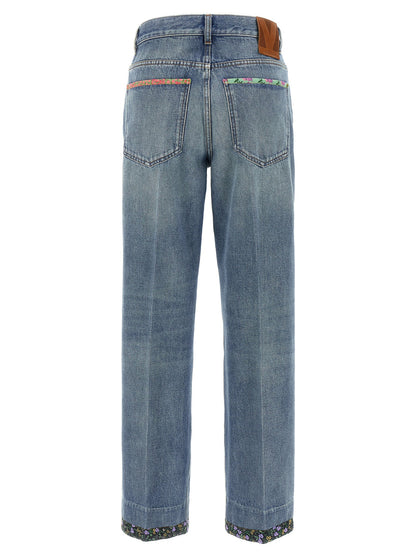 Valentino Garavani Women Valentino Garavani Floral Jeans by Luosophy