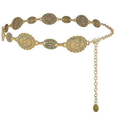 Joban Fashion Copper Silicone Waist Chain For Women