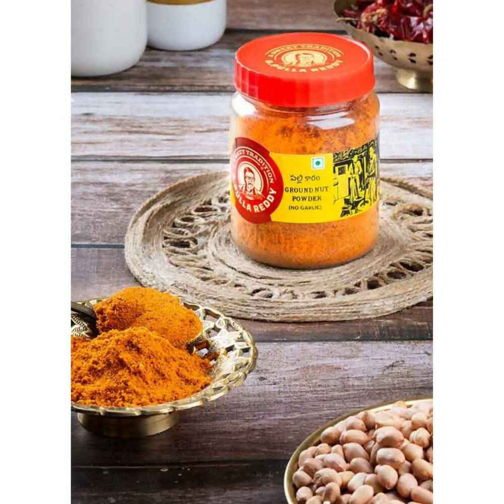 Pulla Reddy Palli Karam Powder (Ground Nut Powder) (No Garlic)