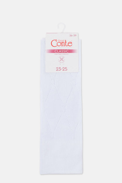 Cotton Knee Highs Conte Classic 007 - DestGlow