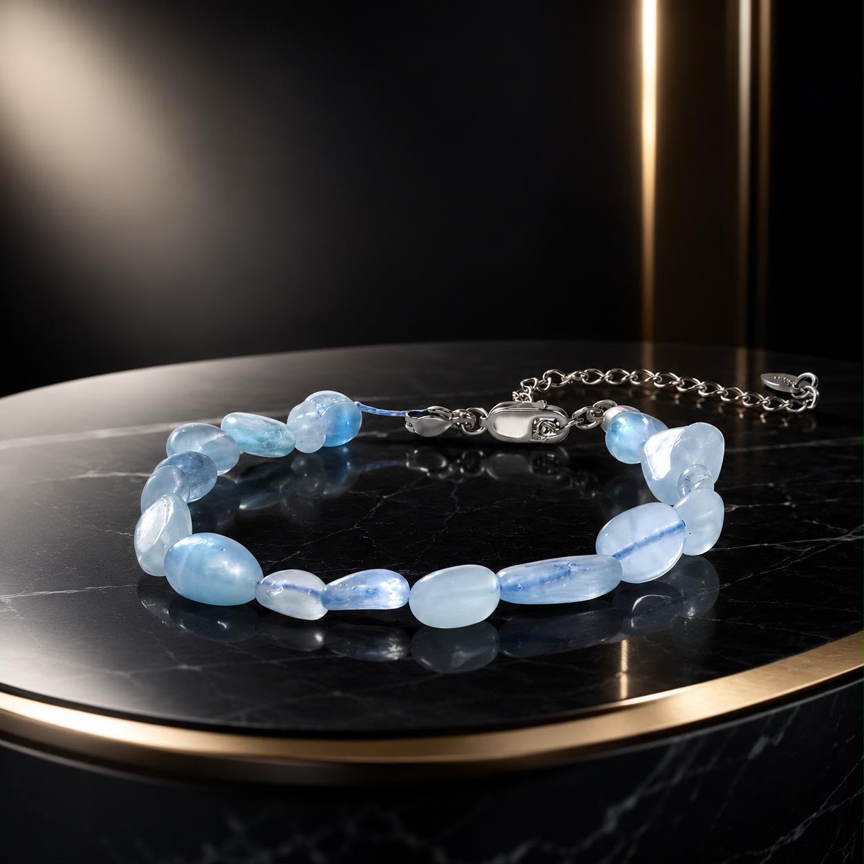 925 Sterling Silver Crystal Bracelet 15+6cm for Women  DestGlow