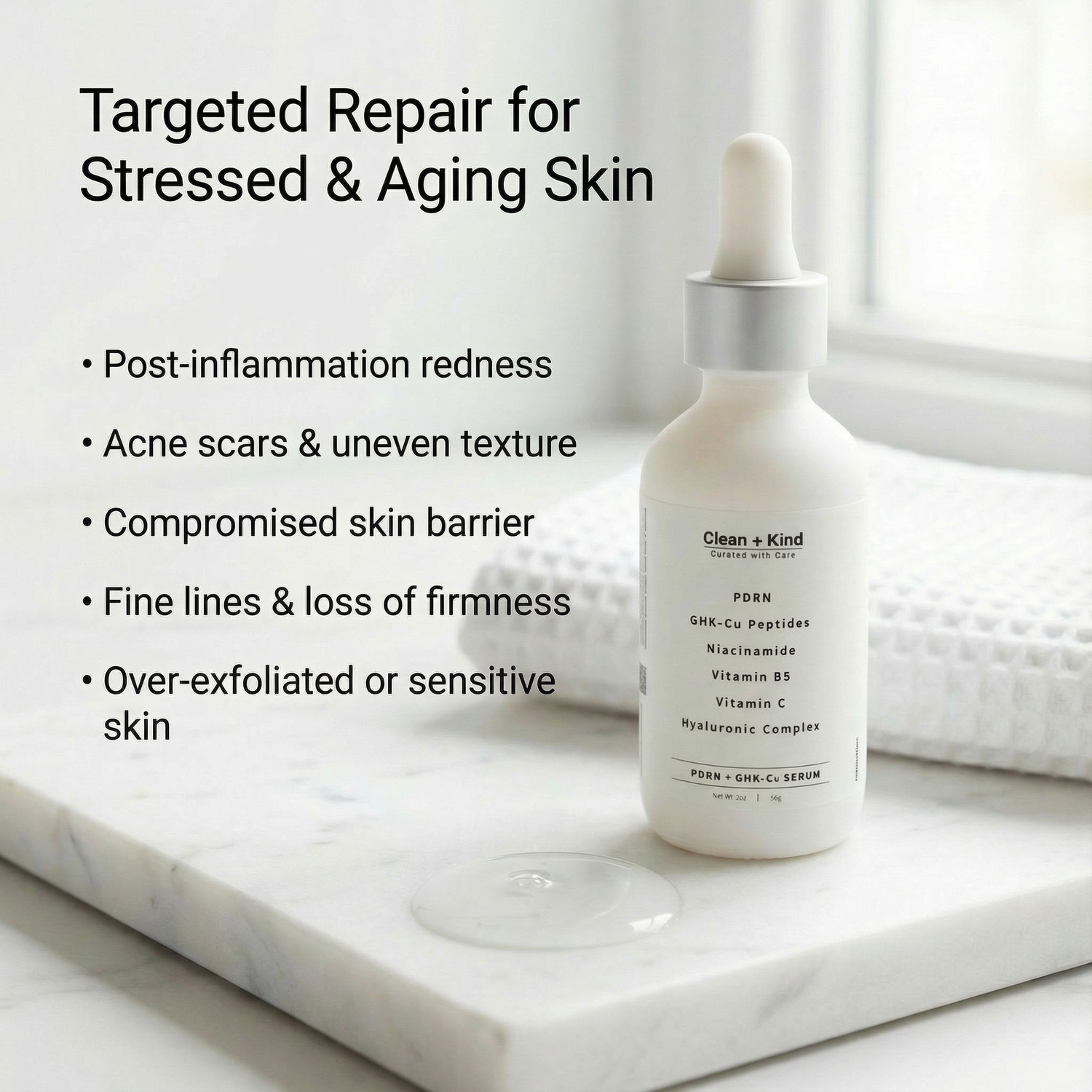 PDRN / GHK-Cu Serum by Clean + Kind