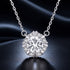 925 Sterling Silver Moissanite 1.0 Carat Necklace with Pavé Setting for Women  DestGlow