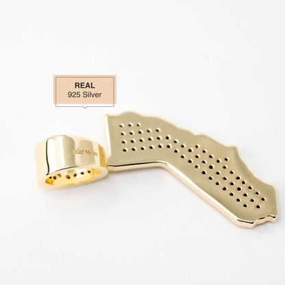 California State Pendant 925 Sterling Silver