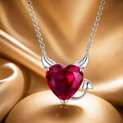 925 Sterling Silver Necklace with 1.5x1.3 cm Pendant for Women  DestGlow