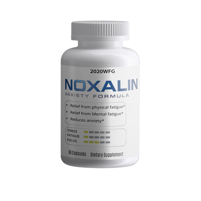 NOXALIN: Stress &amp; Cognitive Support | 60 Capsules – L-Theanine, GABA &amp; B-Complex for Calm Mental Clarity